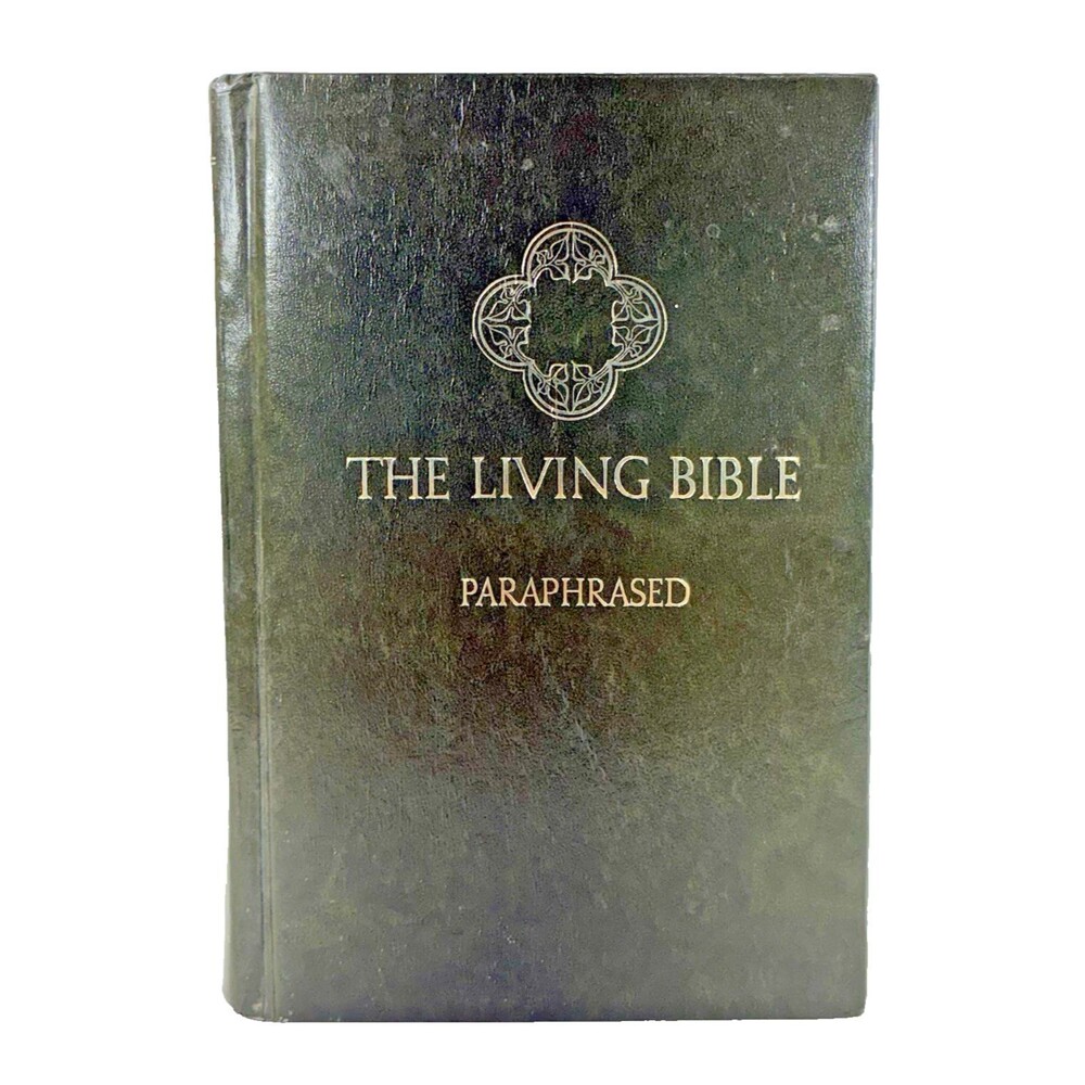 The Living Bible Paraphrased Tyndale House Vintage 1973 Hardback